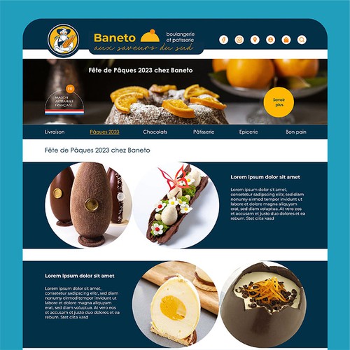 Development of a website and mobile application for a bakery shop