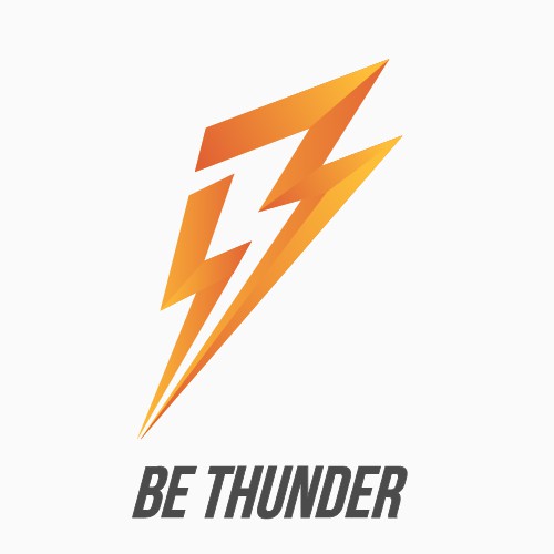 Be Thunder concept for energy drink product