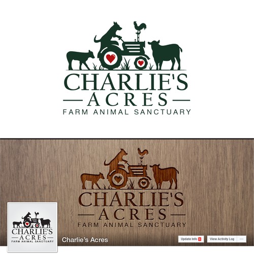 Strong and creative design for a farm animal sanctuary