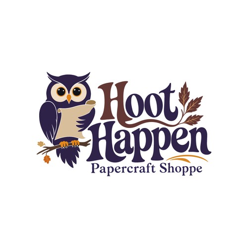 Hoot N Happen Papercraft Shoppe Logo
