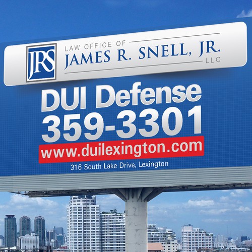 Billboard Design for DUI Defense Lawyer