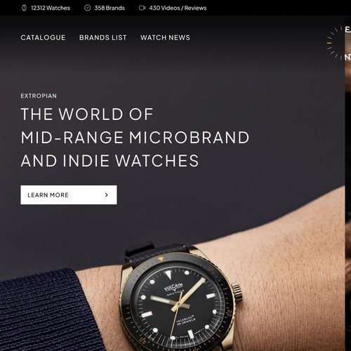 Clean & modern web design