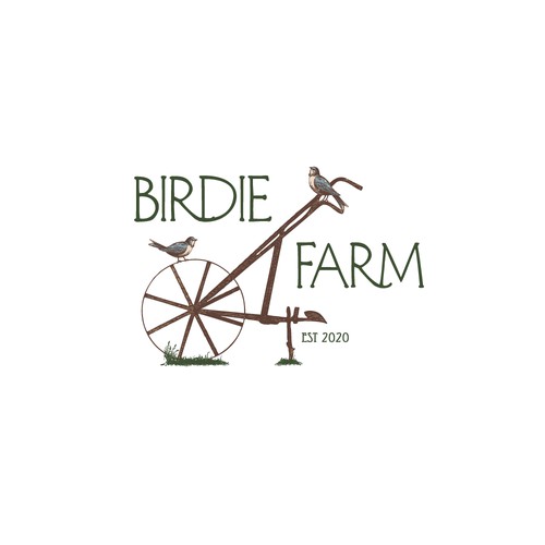 Inspired logo for a 'farm to fork' regenerative farm and lifestyle brand