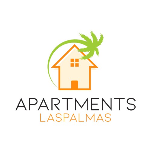Apartments Laspalmas logo design