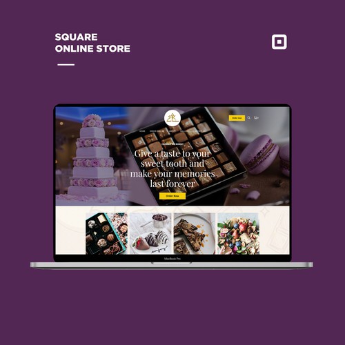 ARK creations Sweets Square online ordering site
