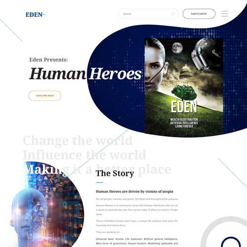 Minimal Abstract Website Design for Film Production Company