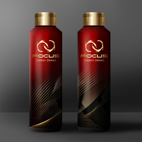 Focus Energy Drinks Bottle Design