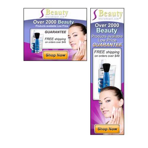 BeautyStoreDepot.com needs a new banner ad