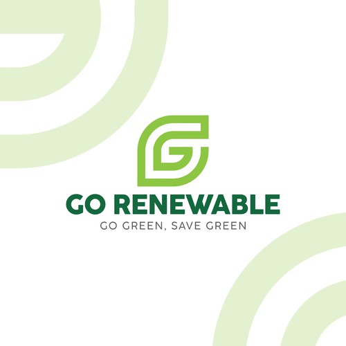 Go Renewable Logo Design