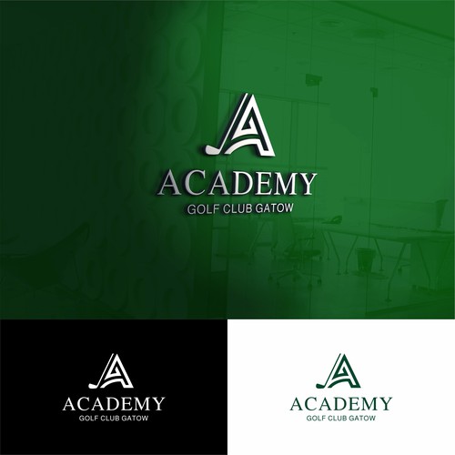 Elegant & Modern Logo for Academy Golf Club Gatow