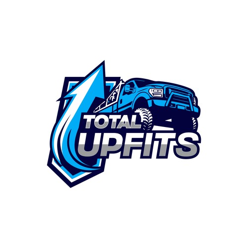 A logo concept for a truck upfit company
