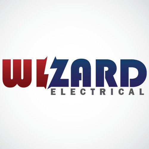 a creative logo for  an electrician business called Wizard Electrical