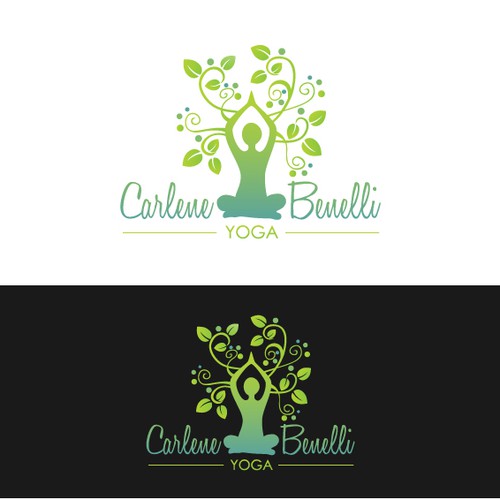 Carlene Benelli Yoga logo design