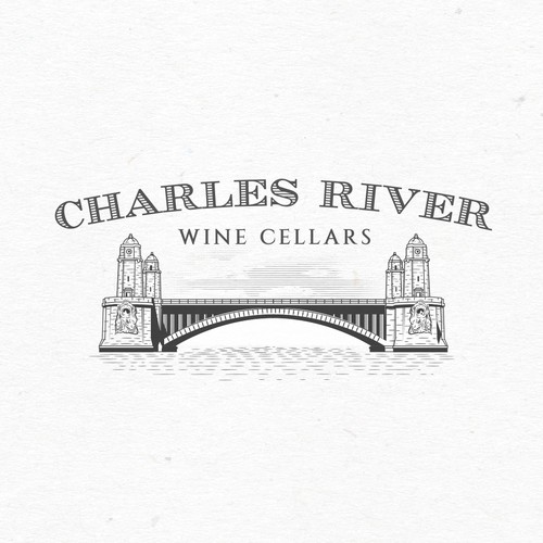 Bold logo for Charles River Wine Cellars