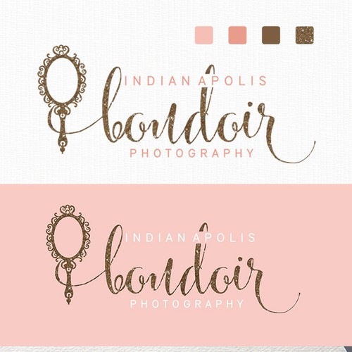 Sexy, Feminine, Sophisticated Boudoir Logo