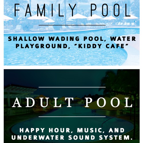 Hyatt Pool Signs