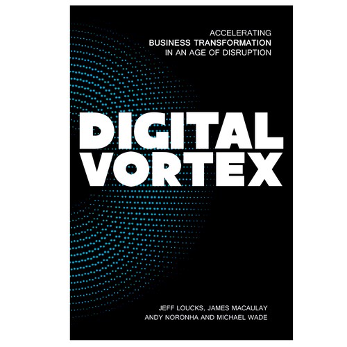 Book cover design for Digital Vortex