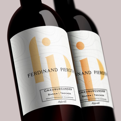 Minimalistic Modern Wine Label