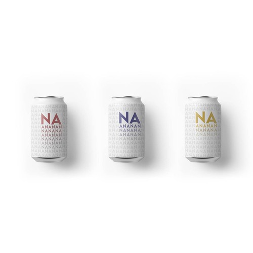 minimal beer can design