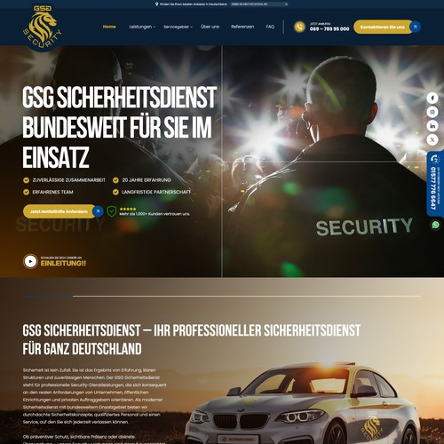 GSD Security Website Design