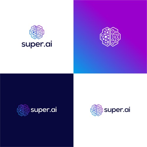 Logo Design Concept For Super AI