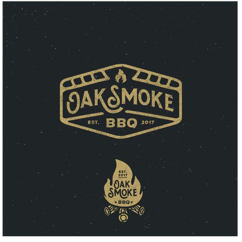 OAK SMOKE LOGO CONCEPT