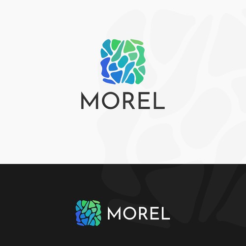 Morel. Logo for app builder service.