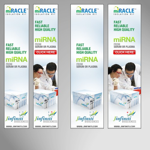 Jinfiniti Biosciences animated flash banner