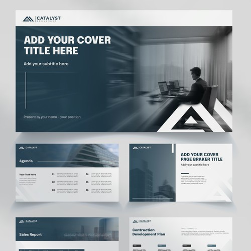 Professional and Modern Design look for Construction Development Compny