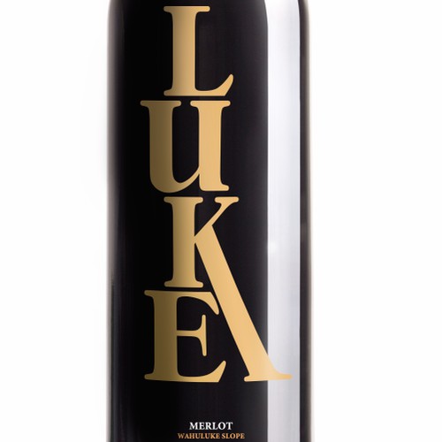 Create an amazing logo/brand image for LUKE Wines