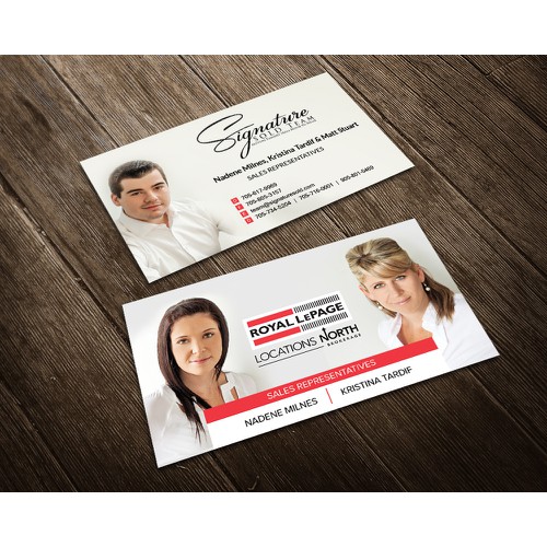 Elegant Business Card Design for Realtors