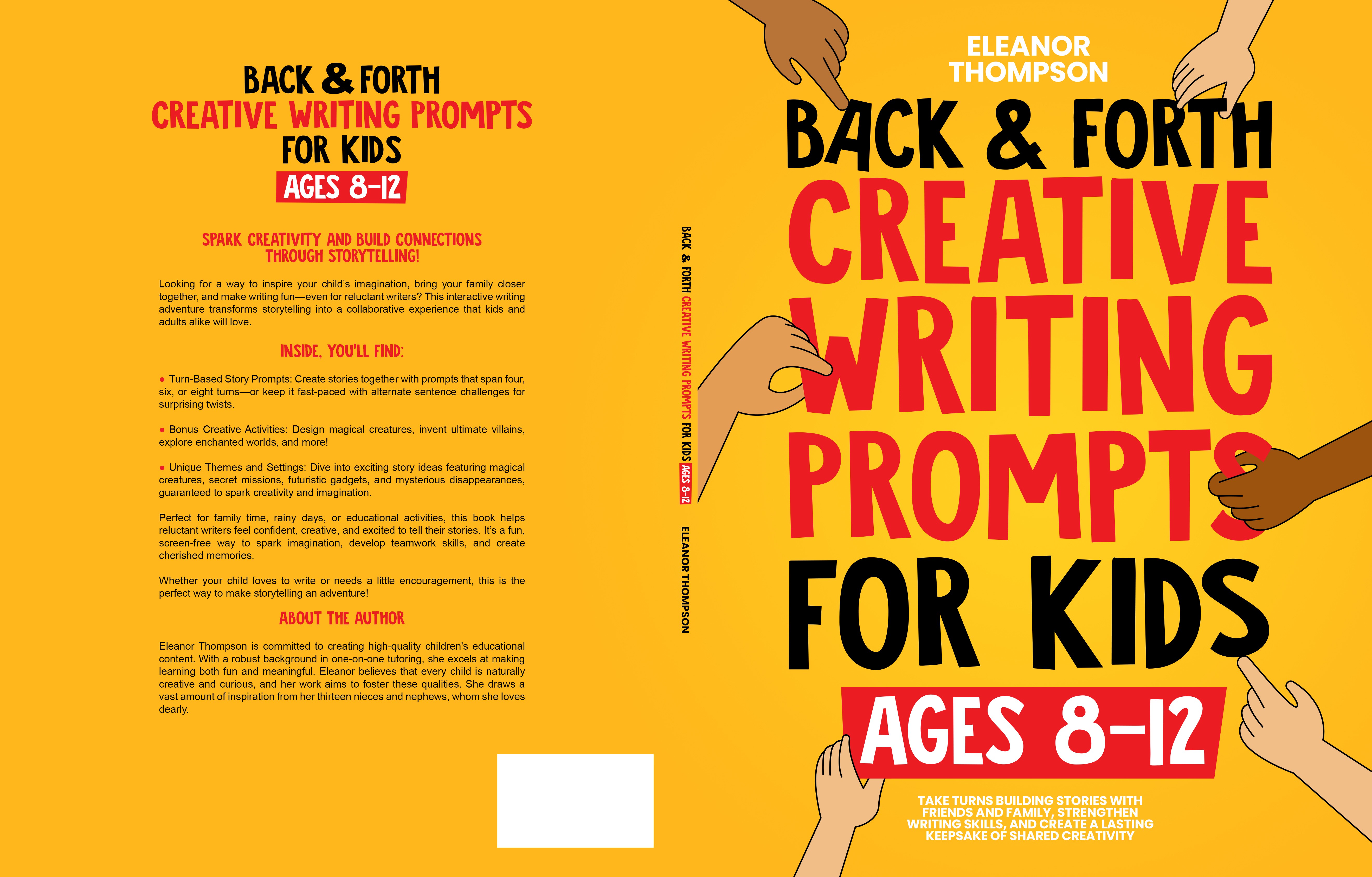 Create a Bold, Conceptual, and Imaginative Cover for a Kids' Writing Workbook (Ages 8-12)