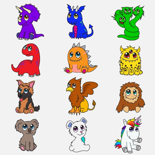Character design for plushies