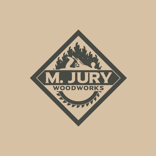 Logo concept for a woodworker