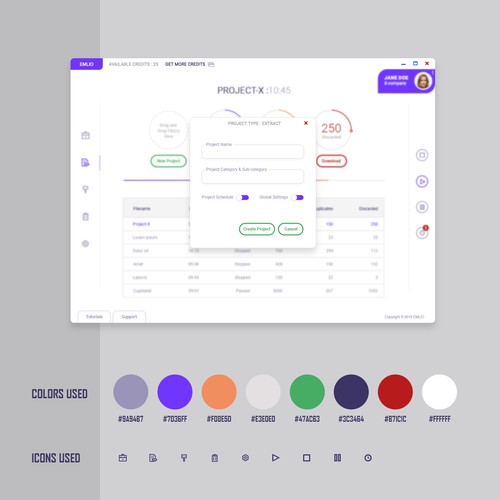 Design a beautiful UI for our next desktop app!