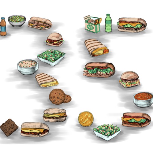 Illustration Concept for a Restaurant