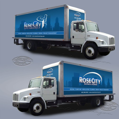 Box Truck Design for Rose City