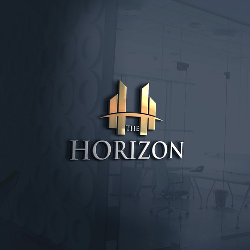 Strong, clean and professional logo concept for The Horizon.
