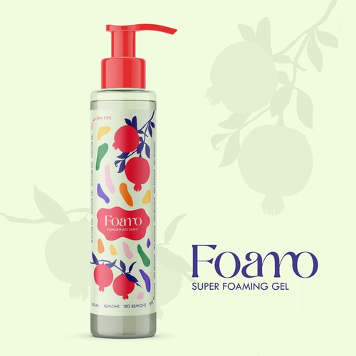 Shower gel packaging