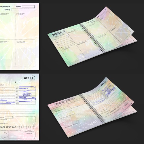 Printable Life Planner design