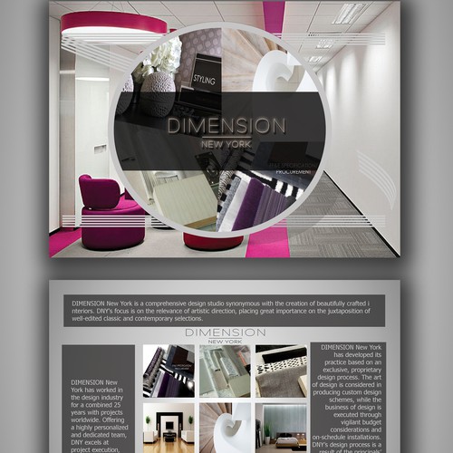 Marketing Flyer for Interior Design Firm