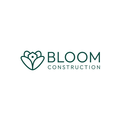 Unique and Feminine Logo for a Construction Company