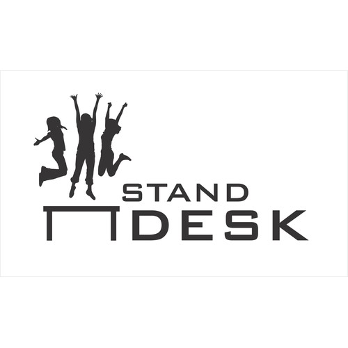Bold logo for a stand desk production