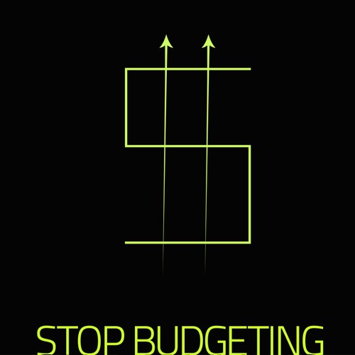 Minimalist book cover design: Stop Budgeting, Start Living 