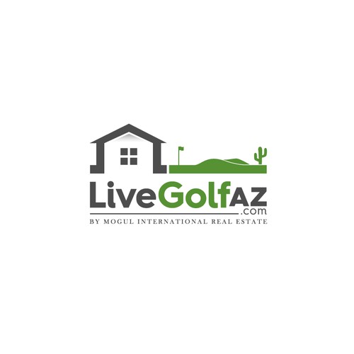 Create a Golf Themed Real Estate Logo