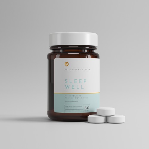 Luxury dietary supplement concept design