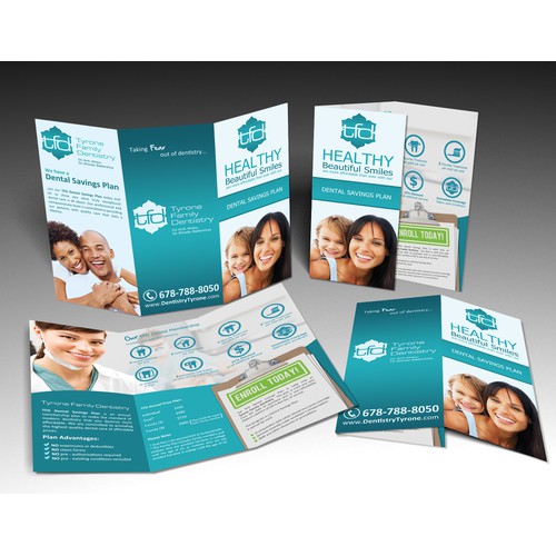 Trifold Brochure for Tyrone Family Dentistry
