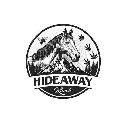 awesome horse logo