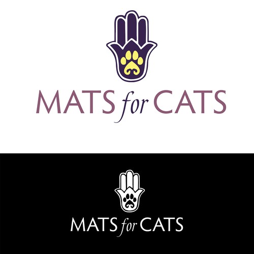 Logo Concept for Cat Yoga Mats