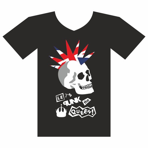 Punk shirt design 